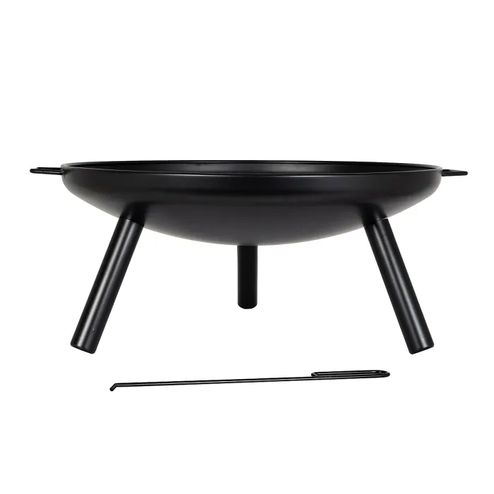 La Hacienda Kindled Mini Steel Matt Black Firepit