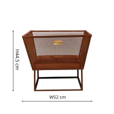 Outdoor Norfolk Firebowl Rust Iron H44.5cm W52Cm