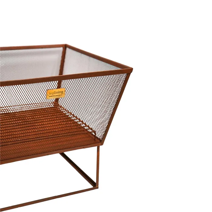 Outdoor Norfolk Firebowl Rust Iron H44.5cm W52Cm