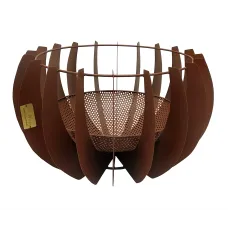 Outdoor Solis Fire Pit Rust/ Fire bowl / Outdoor heating H30CM W50CM