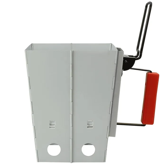 AMOS Collapsible Steel Charcoal Chimney Starter Barbecue Lightning Kit