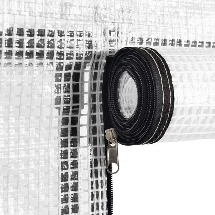 Harbour Housewares Plastic 4 Tier Mini Greenhouse - 3ft x 6ft - White