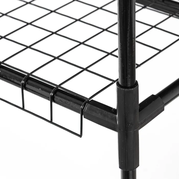 Harbour Housewares Plastic 4 Tier Mini Greenhouse - 3ft x 6ft - White