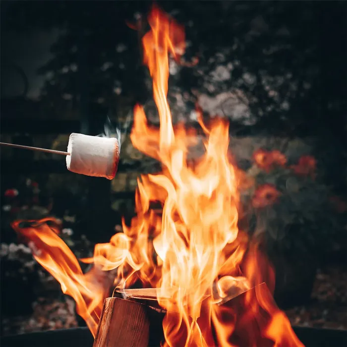 Harbour Housewares Steel Garden Fire Pit - 60cm - Grey