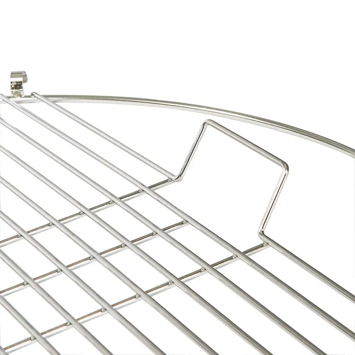 Harbour Housewares Round Fire Pit BBQ Grill - 72.5cm - Grey