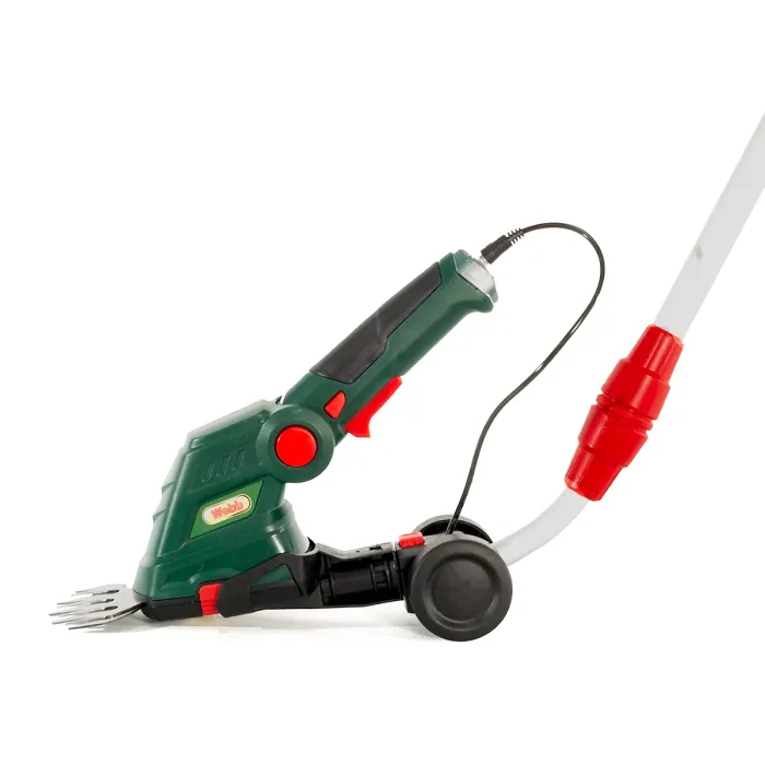 Webb WE7.2GHSWEXT Cordless 7.2v 2 in 1 Grass and Shrub Shears with Telescopic Pole Handle