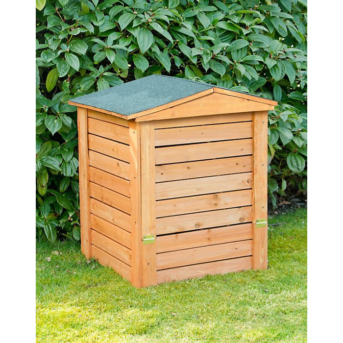 Wooden Garden Composter Hinged Lid 288L 60cm x 60cm