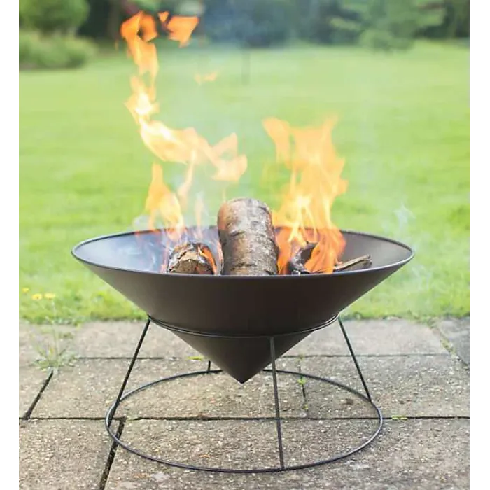 Primrose Kalama Outdoor Cast Iron Fire Bowl Pit 56cm