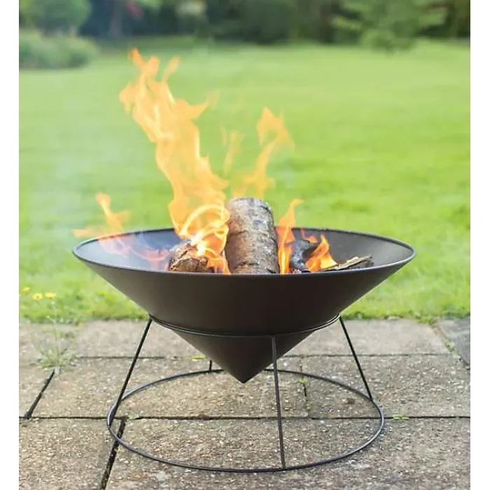 Primrose Kalama Outdoor Cast Iron Fire Bowl Pit 56cm