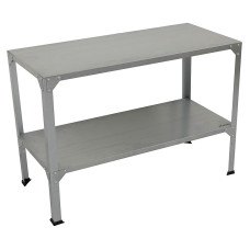 Woodside 2 Tier Galvanised Steel Potting Bench