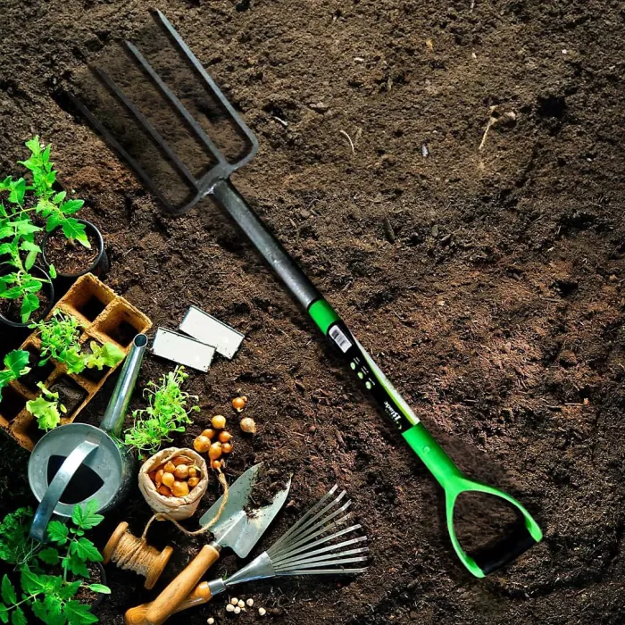 Marco Paul 38" Digging Fork Heavy Duty Carbon Steel Digging Fork - Gardening Hand Tool