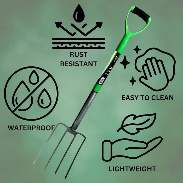 Marco Paul 38" Digging Fork Heavy Duty Carbon Steel Digging Fork - Gardening Hand Tool