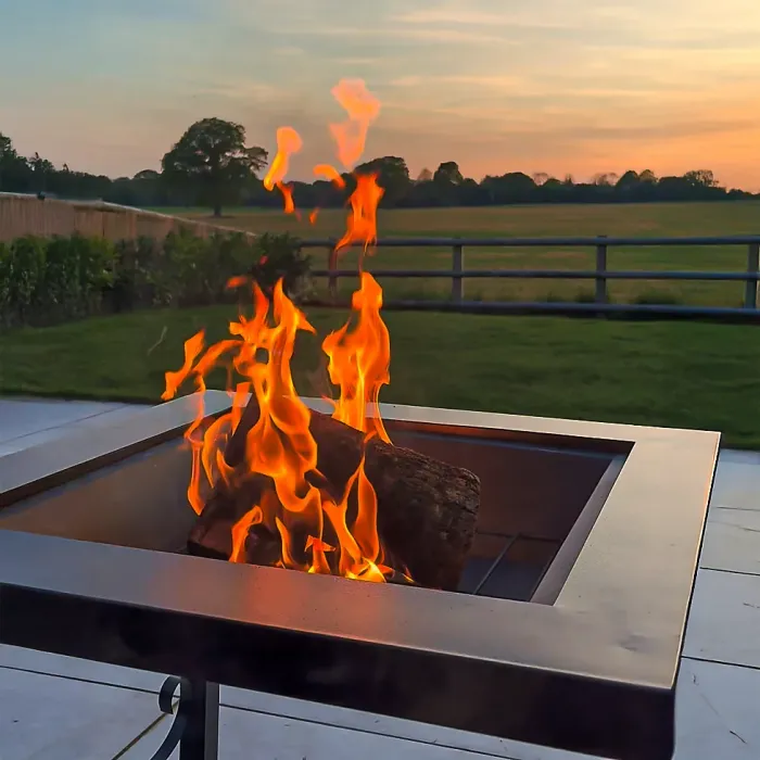 Marco Paul Black 4-in 1 Steel Firepit, Bbq, Table and ice bucket