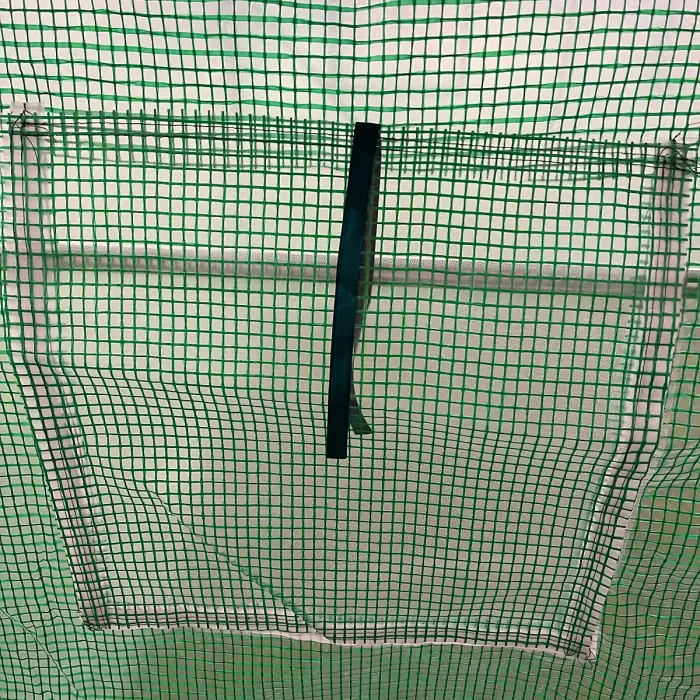 Outsunny 4 x 2M Polytunnel Walk-in Garden Greenhouse with Zip Door and Windows