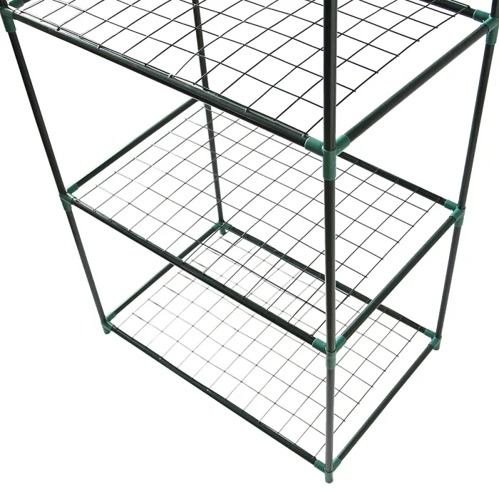 Mini Greenhouse 4 Tier with Plastic Cover