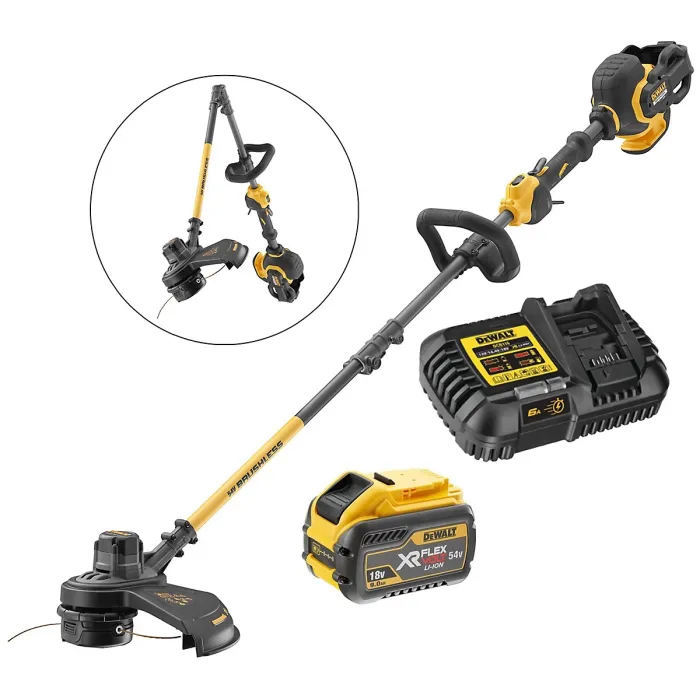 Dewalt DCM5713X1 54v XR Flexvolt Cordless Grass Timmer Cutter Split Shaft - 9ah