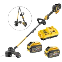 Dewalt DCM5713X2 54v XR Flexvolt Cordless Grass Timmer Cutter Split Shaft 2X 9ah