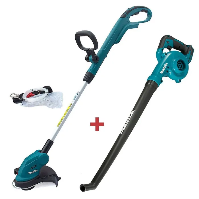 Makita DUR181Z LXT 18v LXT Cordless Grass Line Trimmer Strimmer + DUB186Z Blower