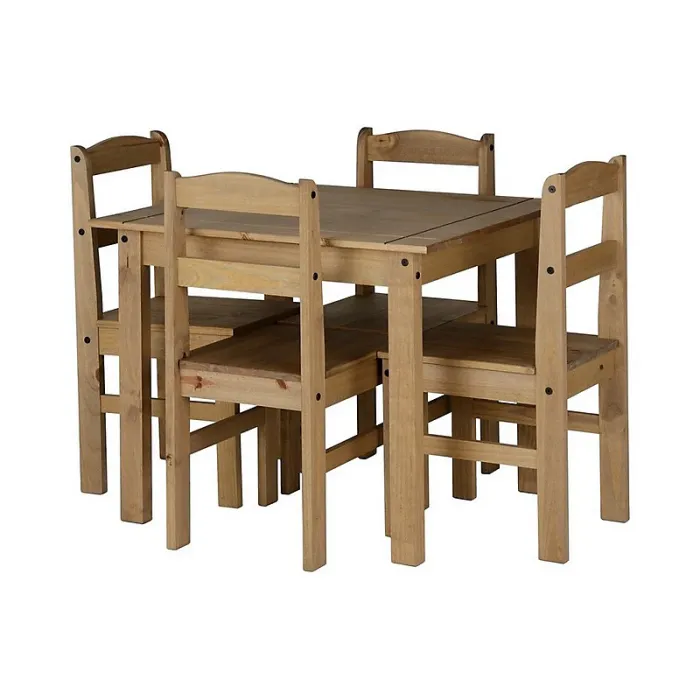 Panama Dining Set - Natural Wax