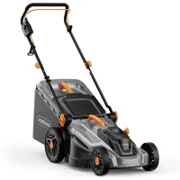 VonHaus Electric Lawnmower 1600W, Corded, 42L Collection Box, 5 Cutting Heights, 38cm Cutting Width, 10m Power Cord