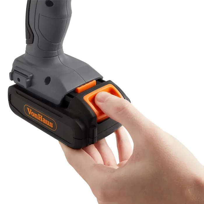 VonHaus E-Series 2.0Ah Li-ion Battery, Does NOT Fit The VonHaus Garden Range or D-Series Cordless Battery Long Lasting Charge