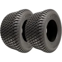 20x10.00-10 Lawnmower Tyres 4-ply Multi Turf Grass P332 Road Legal (Set of 2)