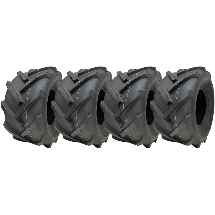 18x9.50-8 Open Centre Tyres Cleated Rotovator Industrial Wanda P328 (Set of 4)