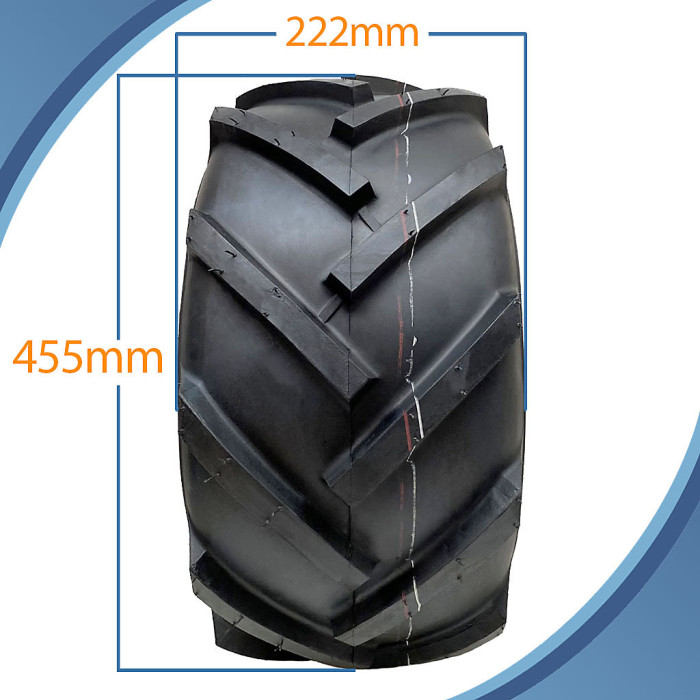 18x9.50-8 Open Centre Tyres Cleated Rotovator Industrial Wanda P328 (Set of 4)