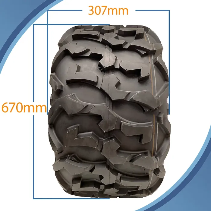 26x12.00R12 ATV Tyres (305/60R12) 6ply OBOR Cornelius 75J Road Legal (Set of 4)