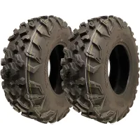 27x9.00-12 ATV Tyres 8ply 225/80-12 P0358 OBOR Cypress 71J Road Legal (Set of 2)