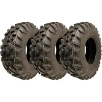 27x9.00-12 ATV Tyres 8ply 225/80-12 P0358 OBOR Cypress 71J Road Legal (Set of 3)