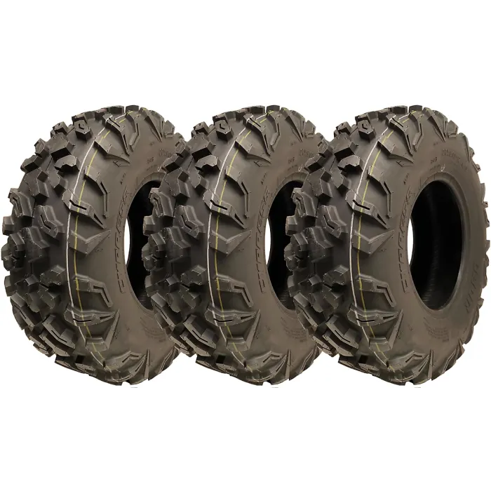 27x9.00-12 ATV Tyres 8ply 225/80-12 P0358 OBOR Cypress 71J Road Legal (Set of 3)