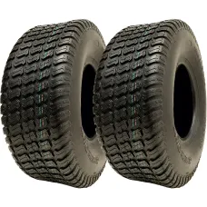 18x6.50-8 Lawnmower Tyres 4-ply Multi Turf Grass Journey P332 350kgs (Set of 2)