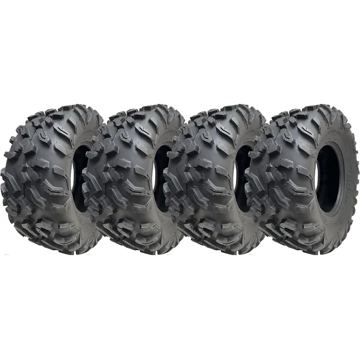 27x11.00-12 ATV Tyre 275/70-12 8ply P0359 OBOR Cypress 76J Road Legal (Set of 4)