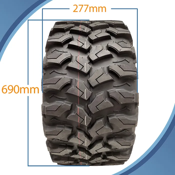 27x11.00R14 & 27x9.00R14 ATV Tyre 8ply P3137 OBOR Outslope Road Legal (Set of 4)