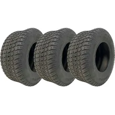 13x5.00-6 Lawnmower Grass Tyre Wanda P332 Multi Turf 4 ply Road Legal (Set of 3)
