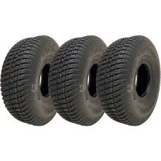 4.10/3.50-4 Lawnmower Grass Multi Turf Tyres 4ply Tubeless Wanda P332 (Set of 3)
