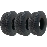 11x4.00-5 Lawnmower Grass Multi Turf Tyres 4ply Tubeless Wanda P332 (Set of 3)