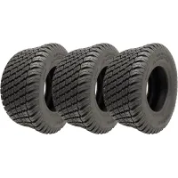 16x7.50-8 Grass Tyres 4ply Wanda P332 Turf Ride On Lawnmower Tires (Set of 3)