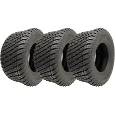 16x7.50-8 Grass Tyres 4ply Wanda P332 Turf Ride On Lawnmower Tires (Set of 3)