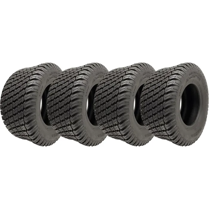 16x7.50-8 Grass Tyres 4ply Wanda P332 Turf Ride On Lawnmower Tires (Set of 4)