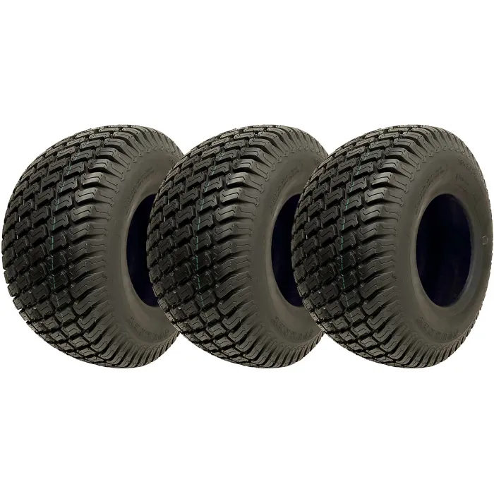 18x8.50-8 Lawnmower Tyre 4ply Multi Turf Grass Wanda P332 Road Legal (Set of 3)