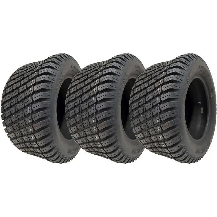18x8.50-10 Lawnmower Tyre 4ply Multi Turf Rear Grass P332 Wanda 360kg (Set of 3)
