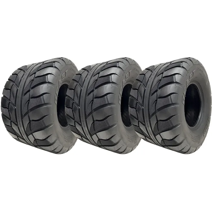 20x11.00-9 (275/50-9) OBOR Beast 6ply Tubeless Tyres 46N Road Legal (Set of 3)