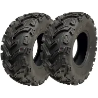 24x9.00-11 Quad ATV Tyres 6ply Wanda P3128 Tubeless Speed & Load 45J (Set of 2)