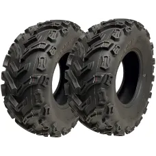 24x9.00-11 Quad ATV Tyres 6ply Wanda P3128 Tubeless Speed & Load 45J (Set of 2)