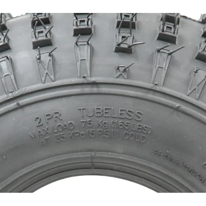 Set of 2 - 145/70-6 - ATV tyres and tubes set 50cc 90cc 110cc 75 kgs - Wanda P31