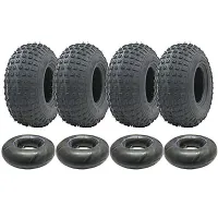 4-145/70-6 - ATV tyres and tubes set 50cc 90cc 110cc 75 kgs - Wanda P319 Quad ty