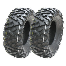26x9.00-12 ATV tyres 6ply 7psi 26 9 12 E marked road legal quad tyres - set of 2