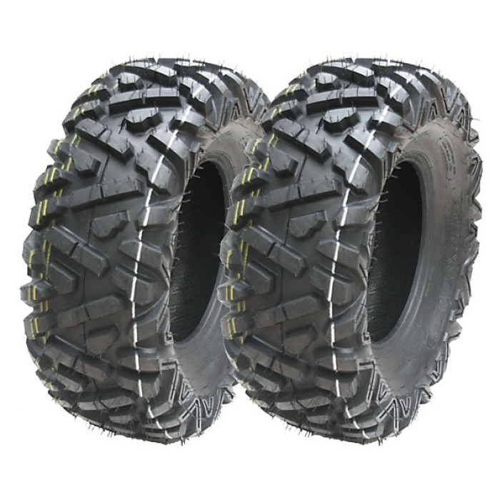 26x9.00-12 ATV tyres 6ply 7psi 26 9 12 E marked road legal quad tyres - set of 2